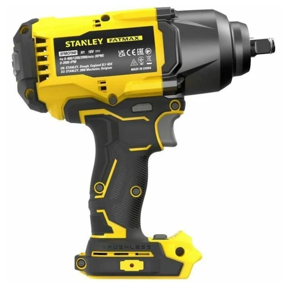 Stanley Fatmax Kömürsüz Akülü Somun Sıkma 1/2 950 Nm (Aküsüz) SFMCF940B-XJ TEŞHİR - Resim 2