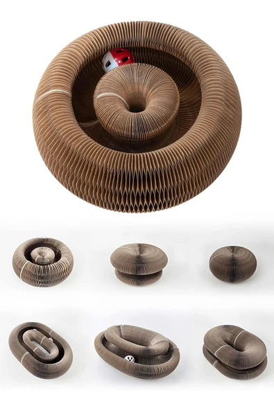 Kedi Tırmalama Oyuncağı, Sihirli Kedi Oyuncağı, Çıngıraklı Tırmalama Panosu, Kedi Oyuncağı - 3