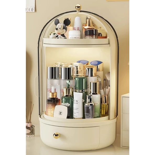 Piev House By House Süper 2 si 1 Arada Glow Vitrin ve Şeffaf Fırçalık Seti - 2