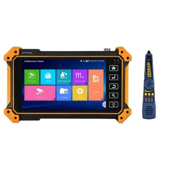 Ayt Novacom NVC-MFV56 IP-HD-TVI-CVI-AHD 5.5 İnç Android 10.0 Oled Ekran 1280x720 CCTV Kamera Test Ayarlanama Cihazı - 4