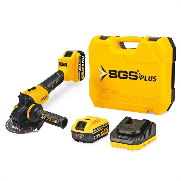 SGS AVUÇ TAŞLAMA MAKİNASI SETİ 20V 2*4.0Ah (KÖMÜRSÜZ MOTOR) - 2
