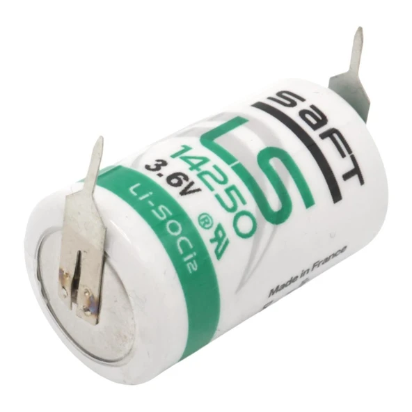 Powermaster 1/2AA - 3.6 Volt 14250 Kısa Boy Puntalı Lityum Pil PM-25277 - 2