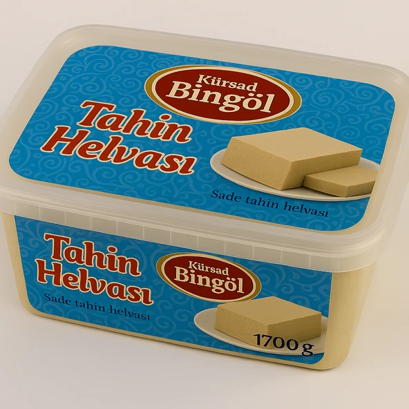 Bingöl Sade Tahin Helvası 1700 g x 8 | Ekonomik Toptan Paket - 5