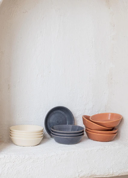 The Mia Noon Kahvaltı Takımı 6 Kişilik 17 Parça Somon 1702 - Resim 8