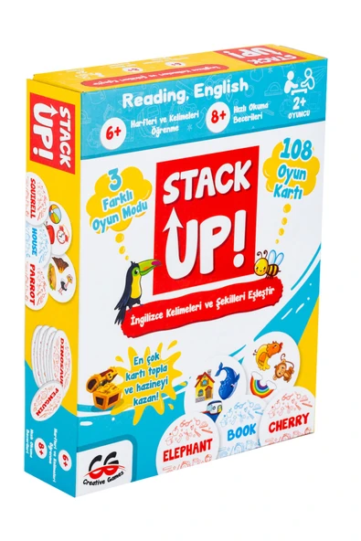 Stack Up! Ingilizce Kelime Ve Şekil Kutu Oyunu - 1