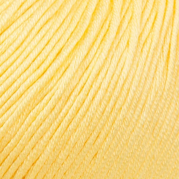 La Mia Mercerized Cotton Sarı El Örgü İpi - 177 - 33584 - Resim 2