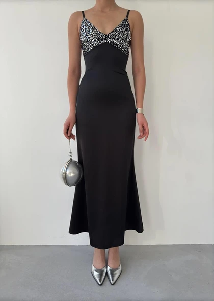 Shany İp Askılı Elbise - Resim 2