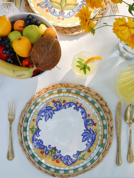 The Mia Limoncello Kahvaltı Takımı 6 Kişilik 19 Parça 1901 - Resim 2