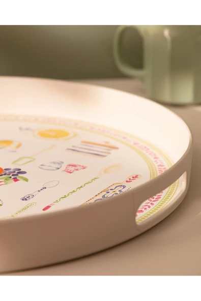 Cuisine Yuvarlak Tepsi - Resim 3