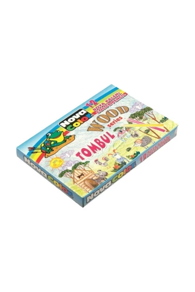 Nova Color Nc-405 12 Renk Tombul Boya Kalemi Yarım Boy - 1