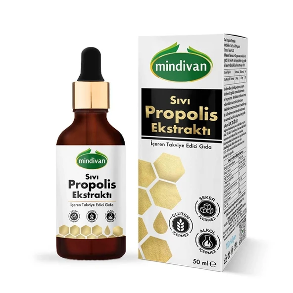 Mindivan Propolis Sıvı Ekstraktı Damla 50 ML - 2