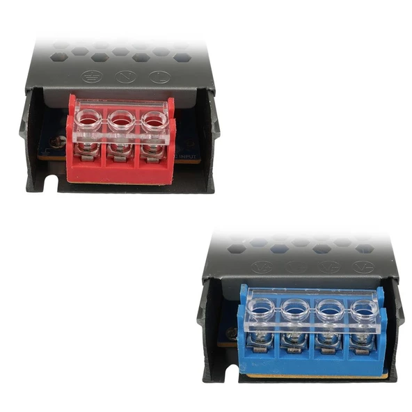 Ayt Ledx ALN-M1225 12 Volt 25 Amper 210x25x18mm Ultra Slim Metal Kasa Adaptör Şerit Led Adaptörü - 4