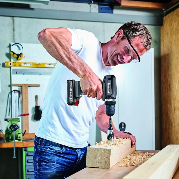 Kraftixx by Einhell Akülü Vidalama ve Taşlama Seti 2+3 Amper - Resim 4