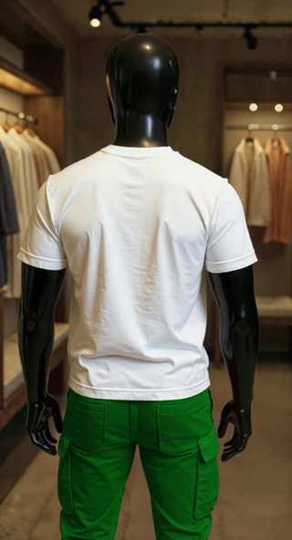 Erkek Beyaz Relaxed Fit %100 Pamuk Tişört – Minimal Simetrik Yüz & Renkli Suluboya - Resim 2