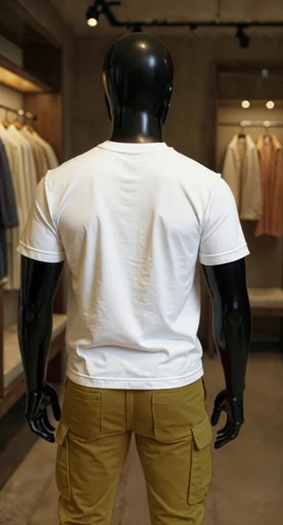 Erkek Beyaz Relaxed Fit %100 Pamuk Tişört – El‑Çizimi Portre Baskılı - Resim 2