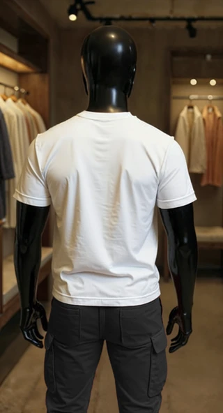 Erkek Beyaz Relaxed Fit %100 Pamuk Tişört – Büyük Ön Kartal Başı Baskılı - Resim 2