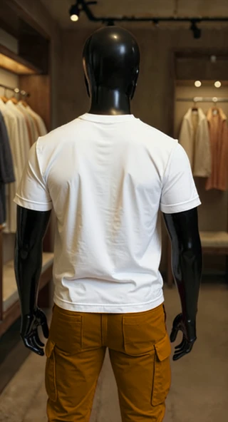 Erkek Beyaz Relaxed Fit %100 Pamuk Tişört – Nostaljik Çocuk & El Arabası Baskılı - Resim 2