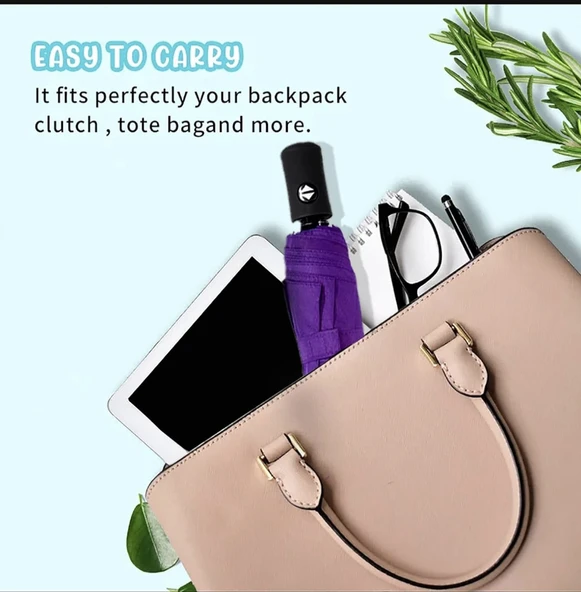 Drn Şemsiye Kırmızı Tam Otomatik Rüzgarda Kırılmayan To-4425 3760000406 - Resim 3