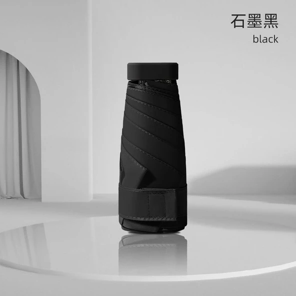 Marlux Siyah Cep Boy Şemsiye