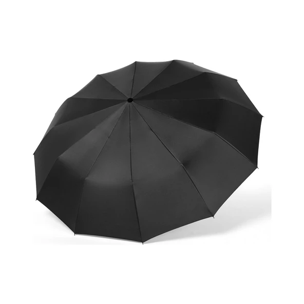 Eleven Market 10 Telli Lüx Premıyum Siyah Tam Otomatik Şemsiye - Resim 3