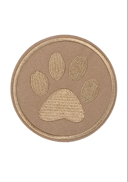 Aplike Ütü İle Yapışan Kahve Pati Arma 5 cm