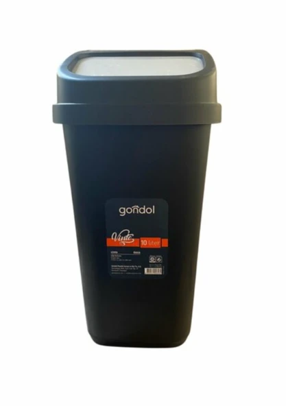 Vinto Kapaklı Çöp Kovası, Plastik 10 Lt - Resim 2