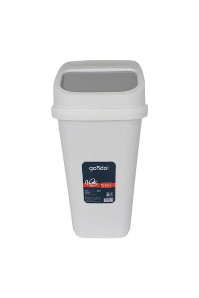 Vinto Kapaklı Çöp Kovası, Plastik 10 Lt - Resim 6