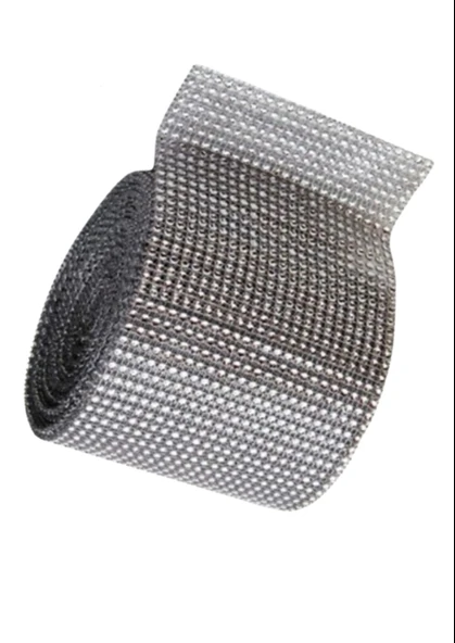 Sıralı Taş Şerit 24'lü Gümüş 10 Metre ürün görseli 1