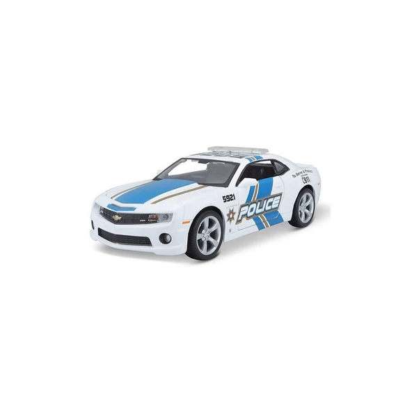 MAY32108 Maisto 1:24 2010 Model Chevrolet Camaro SS RS Police Model Araba -Necotoys - Resim 2