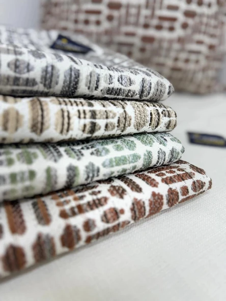 NİVEMESHOME ELYAF DOLGULU KIRLENT 45X45 LİSA 03 VİZON - Resim 7