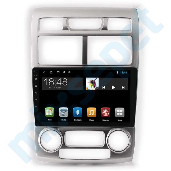 Maygo Maygo MYG-8128 Serisi Kia Sportage 2005-2009 Model Uyumlu 8GB Ram 128GB Hafıza 8+128 Carplay Android Auto Destekli Multimedya Navigasyonlu Teyp ürün görseli