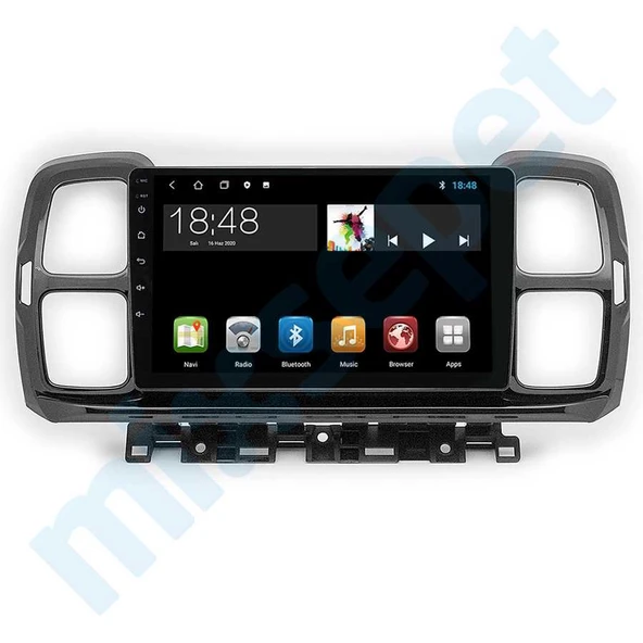 Maygo Maygo MYG-8128 Serisi Citroen Berlingo Peugeout Partner 2015-2018 Model Uyumlu 8GB Ram 128GB Hafıza 8+128 Carplay Android Auto Destekli Multimedya Navigasyonlu Teyp ürün görseli