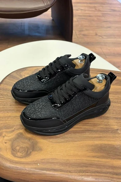 1074 HAKİKİ DERİ ERKEK SNEAKERS - ERKEK SPOR AYAKKABI - 2