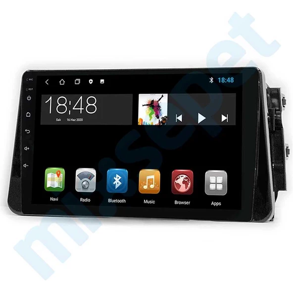 Maygo Maygo MYG-8128 Serisi Nissan Micra 2017-2020  Model Uyumlu 8GB Ram 128GB Hafıza 8+128 Carplay Android Auto Destekli Multimedya Navigasyonlu Teyp ürün görseli