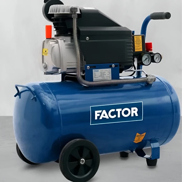 Factor ZB2550 Hava Komprasörü 50 LT 8 Bar 2,5HP