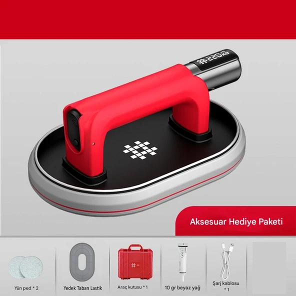 220 Kg Yüksek Güçlü Emiş Dijital Göstergeli Vakumlu Vantuz Cam Seramik Mermer Ağır Yük Taşıma Vakum - Resim 3