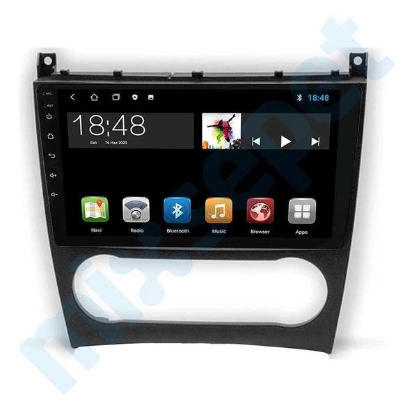 Maygo Maygo MYG-464 Serisi Mercedes C Class W203 W209 W463 2004-2012 Model Uyumlu 4GB Ram 64GB Hafıza 4+64 Carplay Android Auto Destekli Multimedya Navigasyonlu Teyp ürün görseli