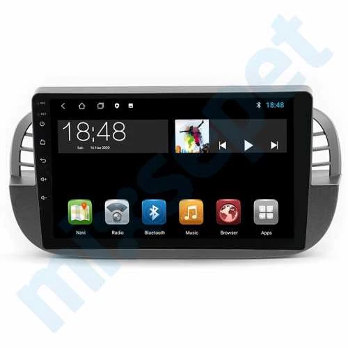 MAYGO Fiat 500 / 500C Siyah 2011-2015 4 GB Ram 32 GB Hafıza 9 İnç Android Auto ve CarPlay Multimedya Sistemi ürün görseli