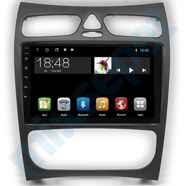 Maygo Maygo MYG-432 Serisi Mercedes CLK Serisi (W209) 2003-2005 Model Uyumlu 4GB Ram 32GB Hafıza 4+32 Carplay Android Auto Destekli Multimedya Navigasyonlu Teyp ürün görseli