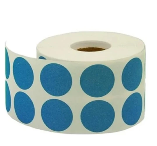 Tanex Nokta Etiket 30Mm 2000Li Mavi ürün görseli 1