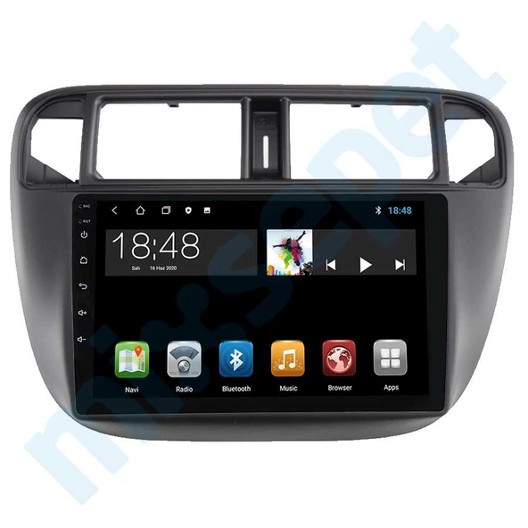 Maygo Maygo MYG-432 Serisi Honda Civic ies 1997-2001  Model Uyumlu 4GB Ram 32GB Hafıza 4+32 Carplay Android Auto Destekli Multimedya Navigasyonlu Teyp ürün görseli