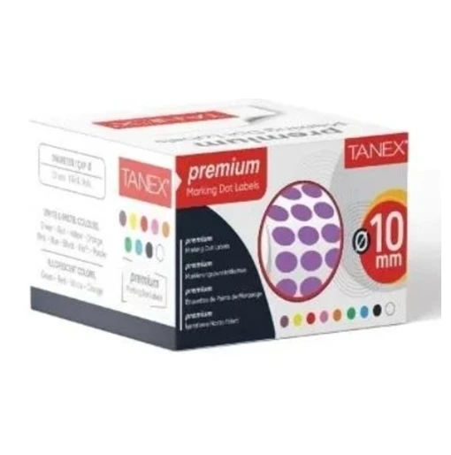 Tanex Nokta Etiket 10Mm 1cm 5000Li Mor - 2 adet ürün görseli 1