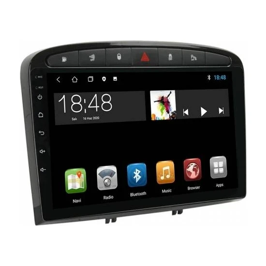 Maygo Maygo MYG-8128 Serisi Peugeout 308 2007-2014 Model Uyumlu 8GB Ram 128GB Hafıza Carplay Android Auto Destekli Multimedya Oem Navigasyonlu Teyp ürün görseli