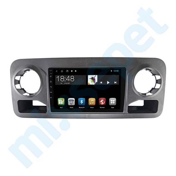 Maygo Maygo MYG-432 Serisi Mercedes Sprinter 2019-2024 Model Uyumlu 4GB Ram 32GB Hafıza 4+32 Carplay Android Auto Destekli Multimedya Navigasyonlu Teyp ürün görseli
