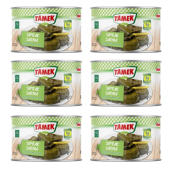 Tamek Yaprak Sarma 400 gr x 6 Adet ürün görseli