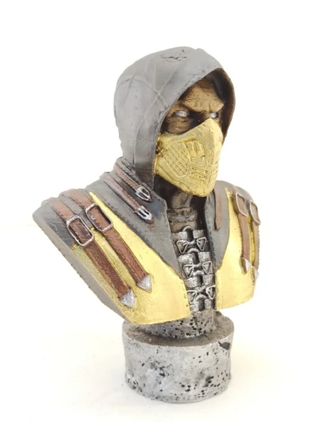 Polyester Scorpion Büst Büyük Boy ürün görseli