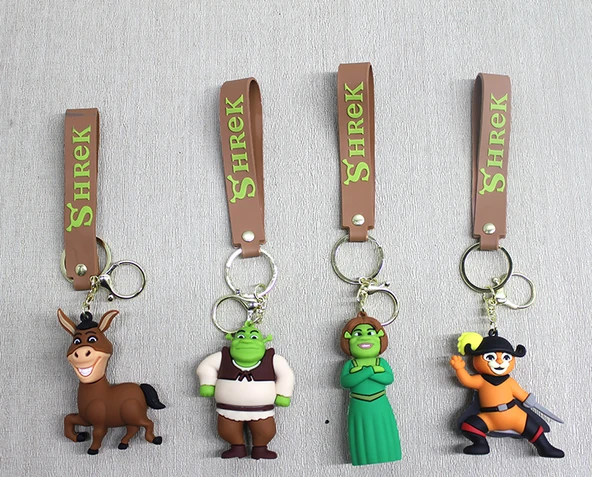 Shrek Karışık Karakterler Silikon Anahtarlık ürün görseli