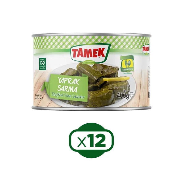 Tamek Yaprak Sarma 400 gr x 12 Adet - 1