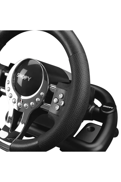 Snopy V5h Pro Xbox One S/ps4/ps3/pc/swıtch Metalik Pro Oyuncu Direksiyonu - Resim 3