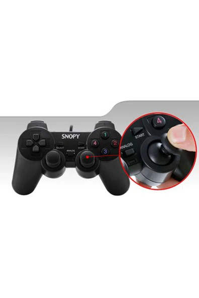 Snopy Sg-401 Usb Game Pad Tekli Oyun Kolu - 2